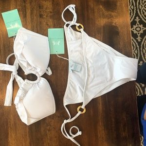 Elizabeth Hurley white bikini, Size Medium